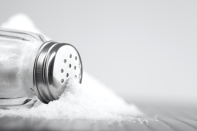 salt tipped over