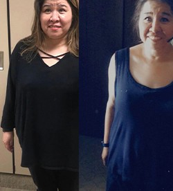 Valerie's weight loss transformation