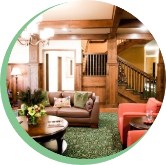 Picture of the League House Lobby